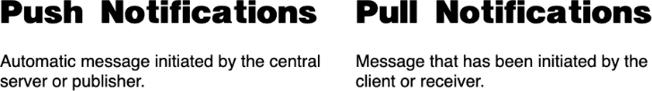 push vs pull notifications