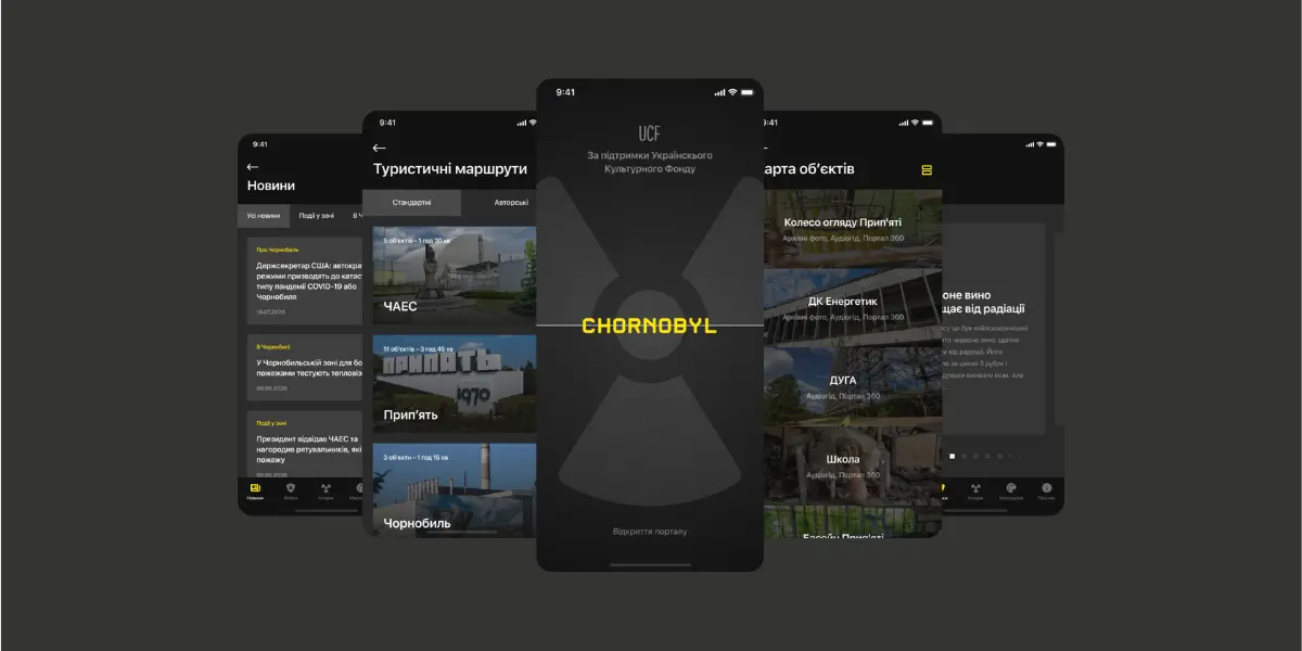 Chornobyl App by HUSPI